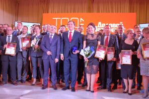 Екатерина Запорожченко — лауреат премии ТОП-100 «Делового Петербурга», церемония награждения 2017 года